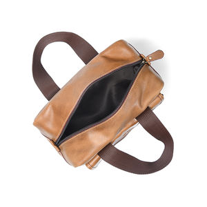 Sac de voyage personnalisé de grande capacité Rangement portable Trousse de toilette en cuir véritable au meilleur prix - Product Image 3