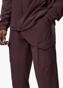 Joggers informales para hombre, tela elástica de cuatro vías de alta calidad, cintura elástica ligera, puños elásticos, bolsillos laterales de carga - Product Image 6