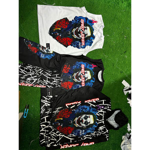 ชุดฟุตบอลแบบระบายอากาศได้ตามสั่ง 7on7 ชุดทีมฟุตบอลแบบมีธง ชื่อทีม หมายเลข ชุดสีและโลโก้ตามสั่ง จำนวนมาก - Product Image 4