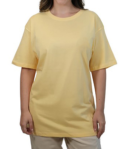 Camiseta informal de calidad superior para mujer, Camiseta con hombros caídos, 100% de algodón, impresión Digital, logotipo personalizado, secado rápido, transpirable, BD OEM Factory - Product Image 1