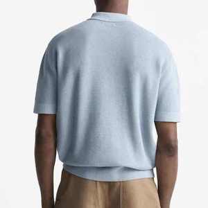 Nouveaux polos de haute qualité personnalisés 2025 grande taille pour hommes coupe classique polo coton polyester fournisseur d'uniformes personnalisés - Product Image 3