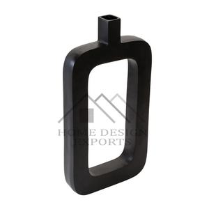 2025 Venta caliente Último diseño Floreros de aluminio para la decoración de la sala de estar Jarrones de centros de mesa de aluminio fundido - Product Image 2