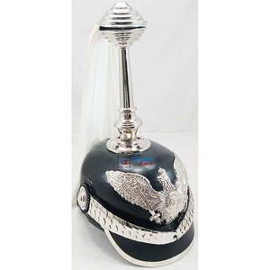 หมวกเกราะหนังหนามยาวปรัสเซียนคอสตูมฮาโลวีนสำหรับเจ้าหน้าที่พิเก้นฮาโลวีนทำมือเกรดอาเกต - Product Image 4