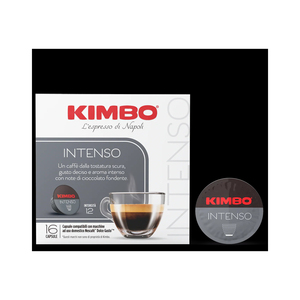 Kimbo Intenso Dolce Gusto <strong>Capsules</strong> 112g available for sale with intense dark roast and <strong>cocoa</strong> notes - Product Image 2