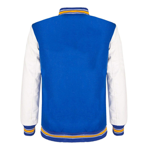Chaquetas de béisbol Varsity bordado personalizado Chenille parches Varsity Bomber Letterman College chaqueta de invierno de talla grande para hombres - Product Image 3