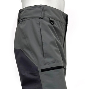 Pantalon cargo élégant pour homme, à boutons, respirant, à séchage rapide, en toile de coton mélangé, pour le travail en extérieur - Product Image 4