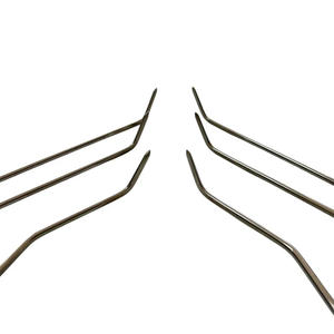 Rynora Edition, 6 piezas, punta afilada, doble curva, herramientas PDR izquierda y derecha, varillas de reparación de abolladuras sin pintura, acero inoxidable - Product Image 4