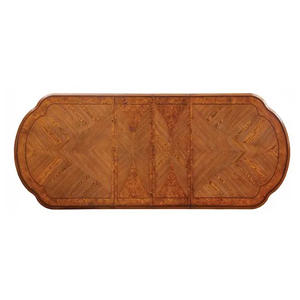 โต๊ะรับประทานอาหารทำจากกรอบไม้มะฮอกกานีแข็งแกะสลักด้วยมือและวัสดุคุณภาพสูงสำหรับใช้ในร่มและกลางแจ้ง - Product Image 5