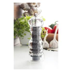Molinillo de Pimienta Transparente Bisetti MILANO 8420 de 17.5cm, Herramienta de Cocina Duradera y Elegante - Product Image 1
