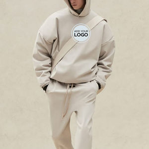 Conjunto de 2 piezas para hombre, chándal cómodo, chándal atlético para correr, Sudadera con capucha y pantalones de chándal para correr - Product Image 4