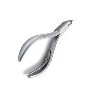 Pinzas para cutículas de uñas de un solo resorte de acero inoxidable alemán de 3,5 pulgadas de calidad superior, cuchillas extremadamente afiladas para usar en los dedos de los pies - Product Image 3