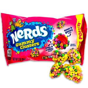 Bonbons Nerds Gummy Clusters TB 85g 12 pièces, bonbons en gros pour l'exportation, prix bas, bonbons gélifiés fruités, collation croquante, emballage en vrac - Product Image 1