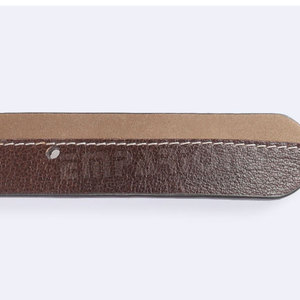 Cinturón de cuero de alta calidad para hombre, cinturón informal de piel auténtica con hebilla - Product Image 4