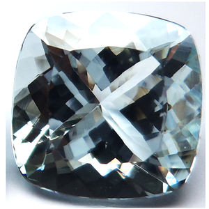 Cojín facetado de alta calidad corte aguamarina Natural IGI certificado exclusivo último diseño fabricante de piedras preciosas suministro al por mayor - Product Image 2