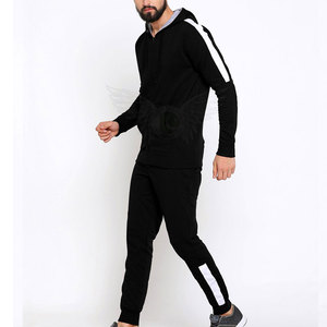 Survêtements d'hiver pour hommes sur mesure OEM, fabriqués en usine, grandes tailles, motif uni, 100 % coton, respirants, légers, design sans couture, pas chers - Product Image 3