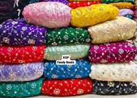 Tissu non tissé brodé de haute qualité, motif floral perlé, poids moyen, pour accessoires de mariage, vêtements de mode pour garçons et filles