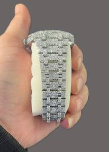 Reloj Mecánico, Reloj con Incrustaciones, Reloj para Hombre, Relojes con Diamantes Moissanite Vvs - Product Image 3