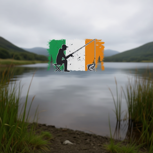 T-shirt à manches longues pour la pêche au brochet, drapeau irlandais, T-shirt promotionnel pour pêcheurs d'Irlande - Product Image 3