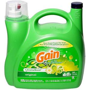 Detergente Líquido para Ropa Gain Ultra Oxi, 154 oz (4.55 L), Aroma Waterfall Delight, Compatible con HE – Suministro al por Mayor - Product Image 1