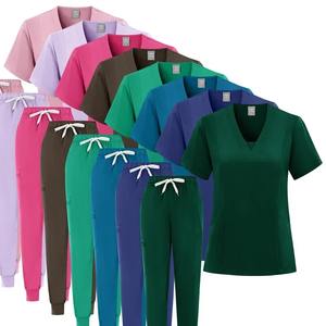 เสื้อคลุมสำหรับห้องแล็บที่นุ่มลื่นสำหรับผู้หญิงผู้ชายเสื้อโค้ทให้คำปรึกษาป้องกันไฟฟ้าสถิตย์สำหรับโรงพยาบาลฤดูร้อน - Product Image 6