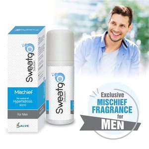 Salve Sweatgo Hyperhidrose Sweat pour une peau saine pour hommes en Fragrance-60ml Mogra exclusif - Product Image 3