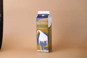 Crema batida no láctea de 1KG de alta calidad de Deli Choy's Cooking HALAL al por mayor OEM buen precio para coberturas de panadería de alimentos - Product Image 2