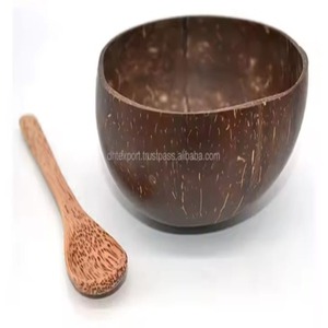 ชามกะลามะพร้าว/สลัดกะลาทำมือทำจากไม้ชุดชามกะลามะพร้าว - Product Image 3