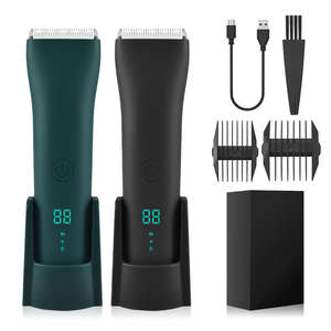 Afeitadora Eléctrica Inalámbrica para Hombre, Resistente al Agua, con Cuchilla de Cerámica, Batería de 800 mAh, 6500-7200 RPM, para Zonas Sensibles - Product Image 1