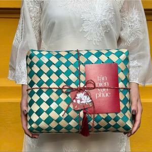 Caja de Regalo de Bambú Tejida a Mano, Caja de Embalaje Ecológica para Regalos, Bodas y Cestas - Product Image 3