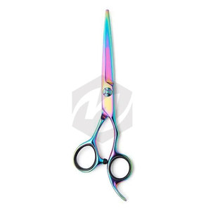 Ensemble de ciseaux de barbier en gros, 5,5 pouces, revêtement en titane, ciseaux à cheveux et rasoir, kit de ciseaux en acier inoxydable - Product Image 5
