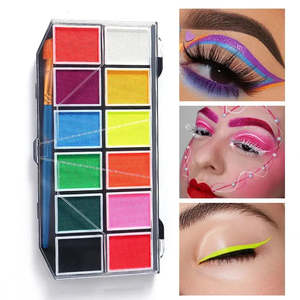 Palette de maquillage arc-en-ciel 12 couleurs pour le body painting - Product Image 6