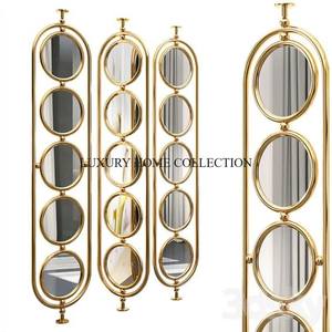 Cadre de miroir mural en métal antique orné d'un design d'inspiration victorienne pour une pièce d'accent sophistiquée - Product Image 3