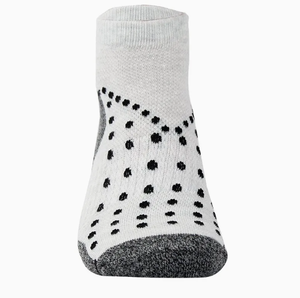 Athletic <b>Low</b> <b>Cut</b> Cushioned Solid Digital Printed Black & White Cotton Unisex Running <b>Socks</b> - Product Image 3