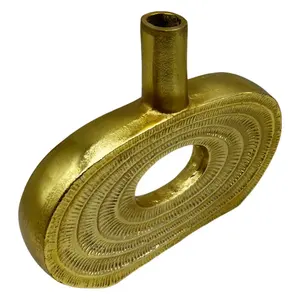 แจกันดอกไม้โลหะทันสมัยสวยงามสำหรับบ้านระดับพรีเมียม แจกันดอกไม้ตั้งโต๊ะรักษ์โลก งานศิลป์จาก Zahid Exports - Product Image 4