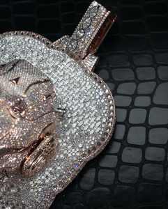 Colgante Hip Hop Personalizado de Alta Calidad para Hombre, Probador de Diamantes, Moissanita VVS, Plata 925 y Oro Amarillo - Joyería Fina - Product Image 4