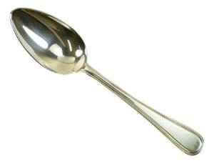 Cuchara Elegante de Acero Inoxidable Pulido Espejo para Té, Café y Helado con Mango Largo, Diseño Clásico para Fiestas - Product Image 3