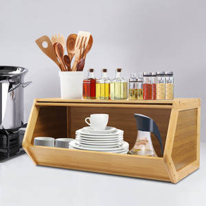 DreamCraft Armoire de rangement moderne en bambou autoportante de 70 cm pour armoires de cuisine Vietnam - Product Image 6