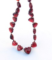 Granat naturel du Mozambique, forme cœur, taille briolette, 7-9 mm, rouge, lisse, poli, haute qualité, pierres précieuses en vrac pour la fabrication de bijoux