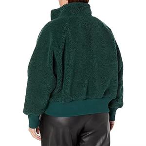 Automne femmes Sherpa veste nouveau Design Vintage réversible tricoté vêtements d'extérieur à manches longues imperméable meilleur prix pour l'automne - Product Image 4