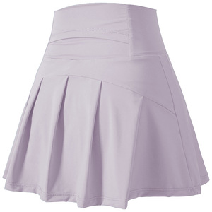 Vestido de tenis de alta calidad para mujer con falda de Fitness de Yoga transpirable elástica de 4 vías y ropa de tenis corta con bolsillo antiexposición - Product Image 3