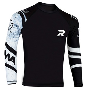 Rashguard MMA เสื้อรัดกล้ามเนื้อออกกำลังกาย BJJ ต่อสู้ระบายอากาศได้ดีเสื้อออกกำลังกายสำหรับผู้ชายกำหนดเองได้ - Product Image 2