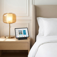 Tablet Android de 10.95 Pulgadas para Habitaciones de Hotel con Base de Carga, Sin Cámara, NFC, Tablet PC para Huéspedes, ODM OEM