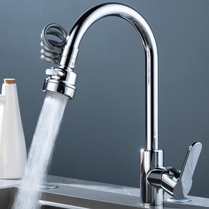 Grifo de Cocina Cromado de 3 Funciones con Manguera Extensible y Rotación de 360 Grados, Ahorro de Agua - Product Image 3