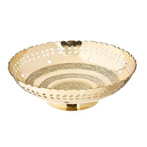 Tazón de fruta de Metal decorativo grande con forma de Wadi Bloom, llave artesanal moderna, decoración del hogar, cocina, borde ondulado, diseño festoneado - Product Image 5