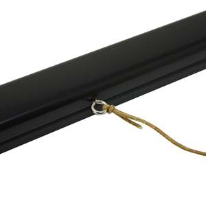 Bandes magnétiques en plastique noir pour affiches, paire de 100 cm de long pour affichage - Product Image 2