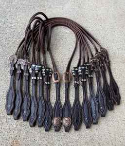 Headstall de cuero suave americano de primera calidad, caballo ecuestre, cambio rápido, Headstall de una oreja a precio mayorista - Product Image 1