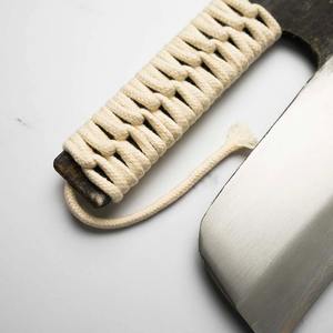 Cuchillo Menkiri / Sobakiri de acero al carbono con mango de cuerda fina atado a mano tradicional, el mejor regalo para mamá para usos en la cocina. - Product Image 3