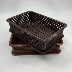 Support OEM/ODM pour panier rectangulaire en plastique moulé par injection, logo personnalisable pour hôtel restaurant fabriqué au Vietnam - Product Image 5