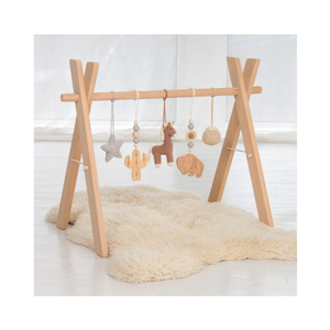 Juguete de madera de calidad superior para bebés, gimnasio, juguete para niños, producto ecológico adecuado para todas las pieles y edades - Product Image 1