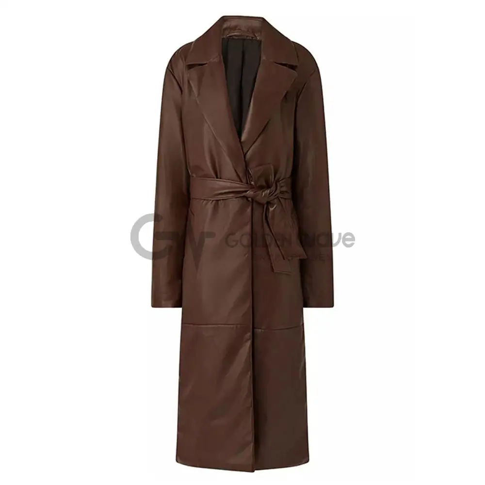 Leather Long Coat Hot Sale Women Long Coat Real Sheepskin Spring New Arrival Custom Outdoor Summer Jackets